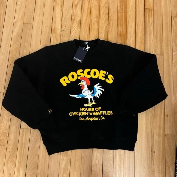 NWT Madhappy x Roscoe’s House Of Chicken’n Waffles Crew Neck Sweatshirt Sz M - Picture 2 of 6